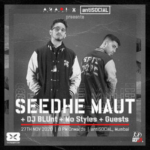 'SEEDHE MAUT' LIVE ft 'BLUnt X MO STYLES' (MUMBAI) photo