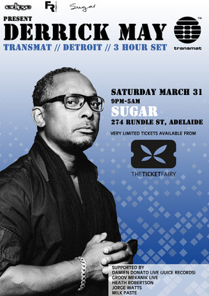 Derrick May - 3 hour set - Transmat - Detroit -Sugar photo