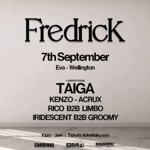 QUIX presents: FREDRICK | Wellington photo